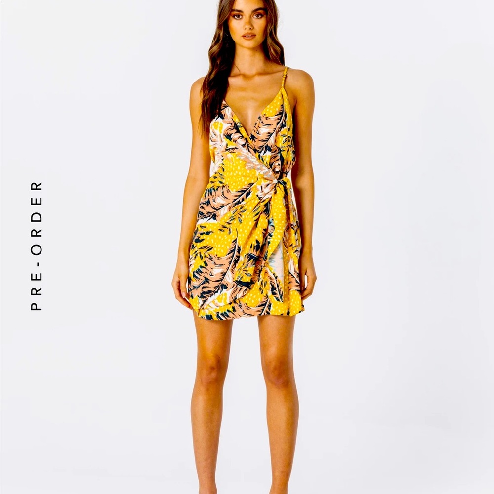 Le Salty Havana Sundress Amber w/ Matching Scrunchie